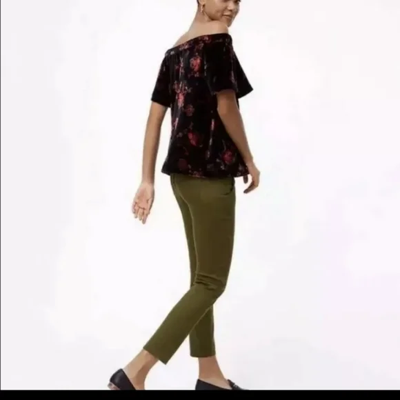 NWT Loft Off the Shoulder floral print Top Size XS - Picture 3 of 11